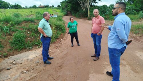Prefeitura acompanha andamento de obra que interligará Jardim Brasil ao Parque Itamaraty em Adamantina