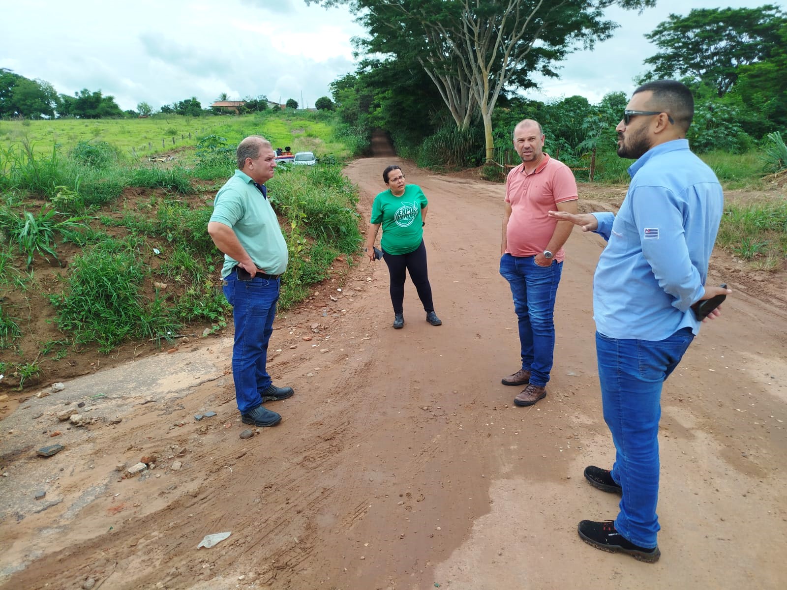 Prefeitura acompanha andamento de obra que interligará Jardim Brasil ao Parque Itamaraty em Adamantina
