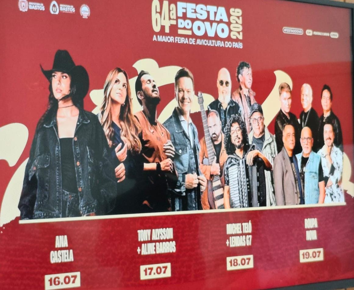 64ª Festa do Ovo é lançada com 125 dias de antecedência e reforça potencial de desenvolvimento para Bastos e toda a região