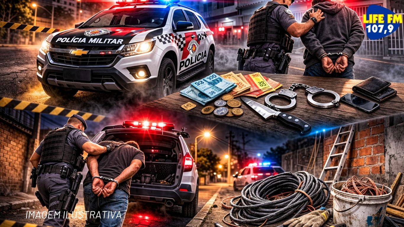 Polícia Militar em ação em toda a região