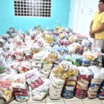 Fundo Social de Adamantina entrega alimentos doados pelo Sicoob Nosso a entidades assistenciais