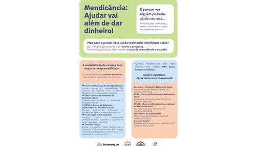 Mendicância, ajudar é importante, ajudar da forma certa é essencial