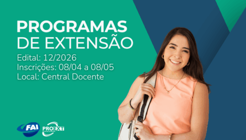 FAI abre inscrições para programas de extensão com foco no segundo semestre de 2026