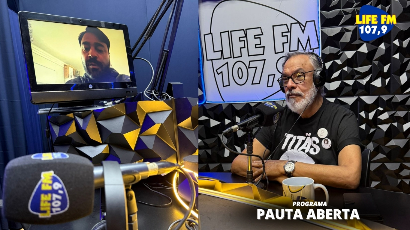 Léo Pereira se destaca com bagagem profissional e compartilha suas histórias no Pauta Aberta