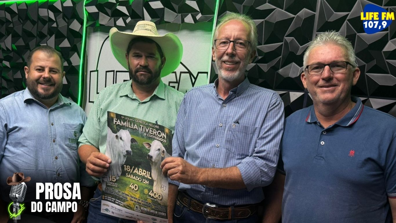 Prosa do Campo estreia nova temporada destacando o 5º Leilão da Família Tiveron e a força do agro em Lucélia