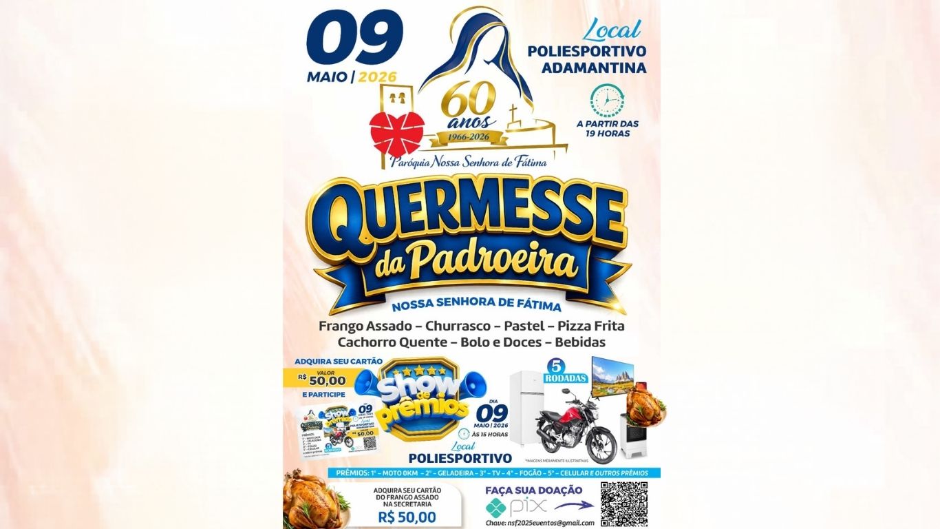 Fé que une e transforma: Trezena de Nossa Senhora de Fátima 2026 convida comunidade para viver espiritualidade, solidariedade e celebração em Adamantina