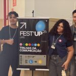 Alunos de Publicidade da FAI marcam presença no FestUp Lins