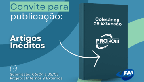 Pró-reitoria de Extensão da FAI abre prazo de submissão de artigos acadêmicos para livro