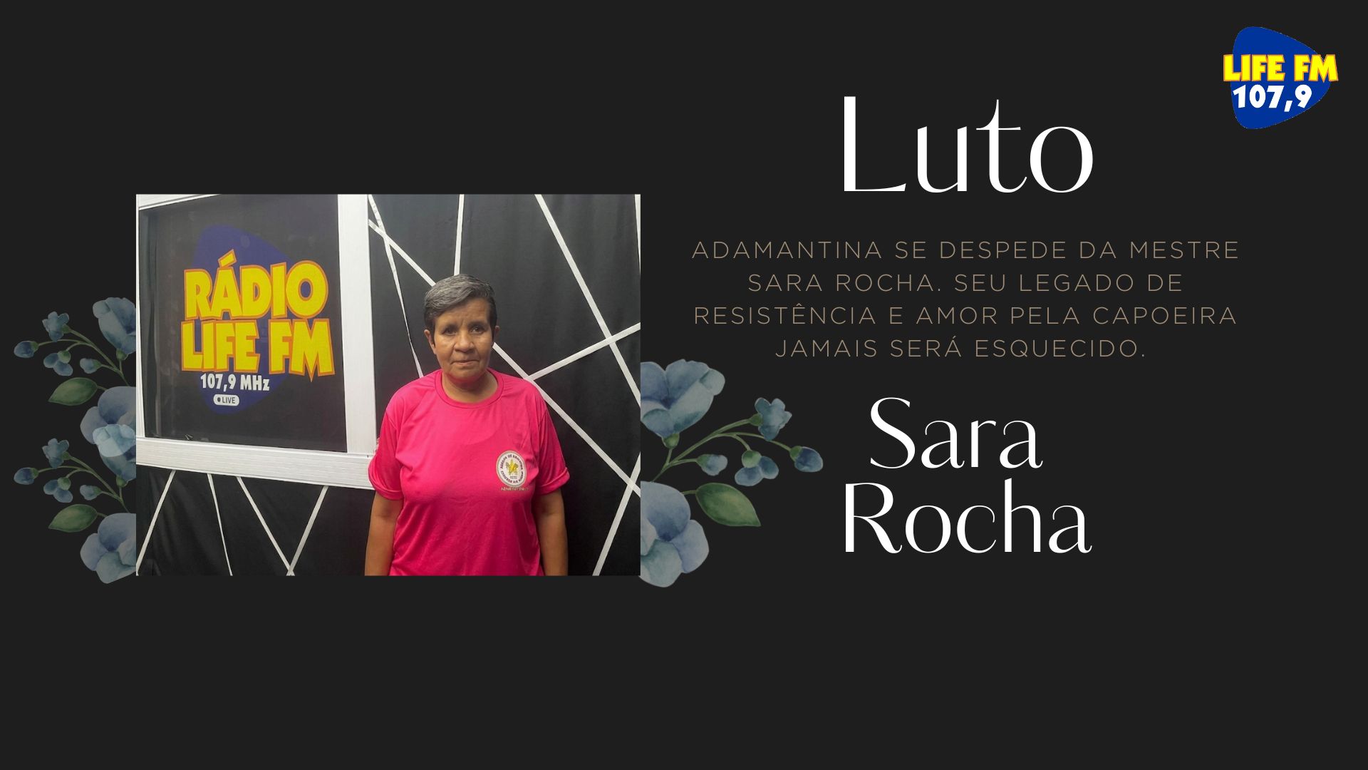 Berimbau em silêncio: Adamantina se despede, com dor e gratidão, da mestre Sara Rocha