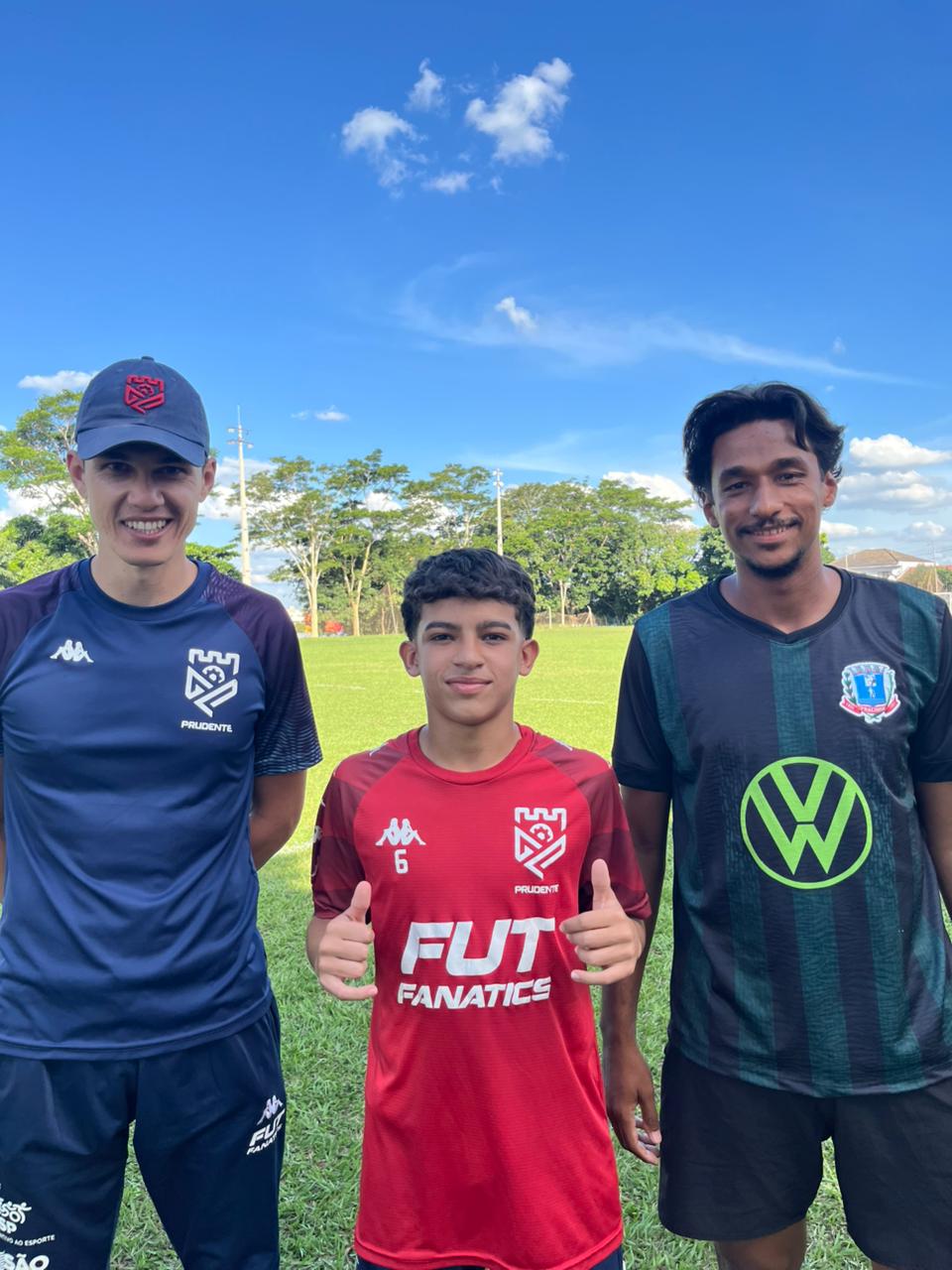 Jovem talento da cidade de  Pracinha é apresentado ao Grêmio Prudente para o Paulista Sub-15