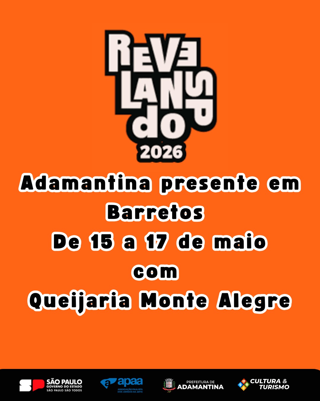 Adamantina é selecionada para o Revelando SP 2026 na categoria Culinária Tradicional
