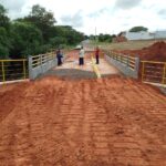 Prefeitura executa serviços complementares para liberação da ponte sobre o Córrego do Rancho