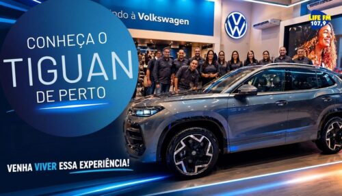 Bancos Massageadores, Tecnologia Que Estaciona Sozinha e Potência: Novo TIGUAN Impressiona Adamantina no Lançamento da Volkswagen Ele foi o protagonista da noite.