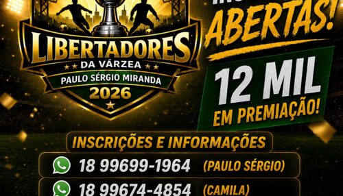 7ª Super Copa da Amizade 2026 tem vagas esgotadas em poucas horas e promete movimentar o futebol varzeano regional