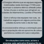 Comunicado Energisa - atualização (17/05)