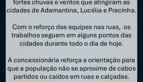 Comunicado Energisa - atualização (17/05)