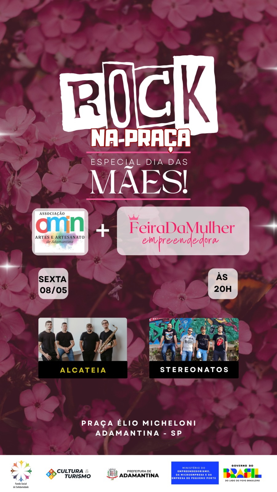 Feira da Mulher Empreendedora – Especial Dia das Mães movimenta Adamantina com cultura, negócios e protagonismo feminino