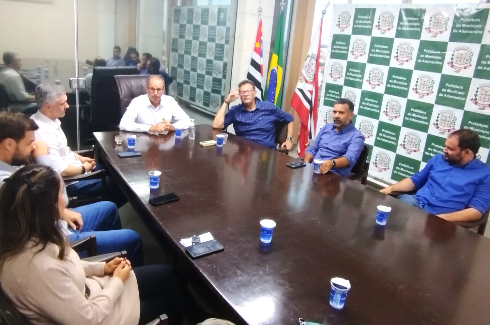 Prefeito de Adamantina recebe visita do presidente licenciado do Confea