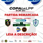 Partida remarcada da Copa da LPF Sub-20 será disputada em Lençóis Paulista