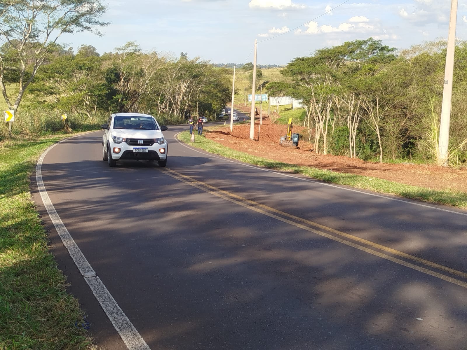 Sistema PARE/SIGA passa a funcionar na Vicinal Moyses Justino da Silva para continuidade das obras da ciclovia