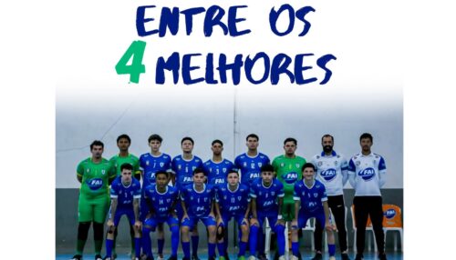 FAI Adamantina Futsal encerra campanha entre os quatro melhores da Copa da LPF Sub-20