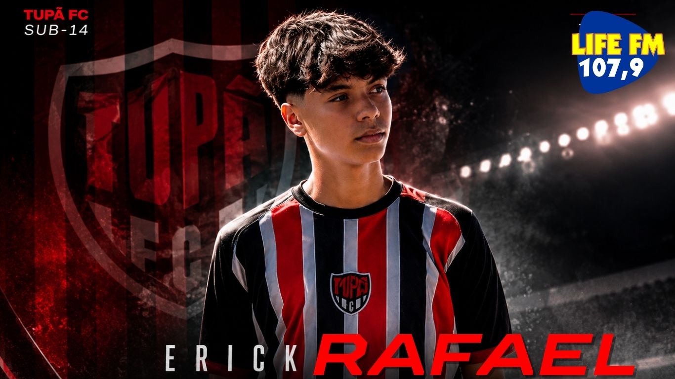ATLETA DE LUCÉLIA SE CONSOLIDA COMO DESTAQUE DO TUPÃ FC NO CAMPEONATO PAULISTA SUB-14