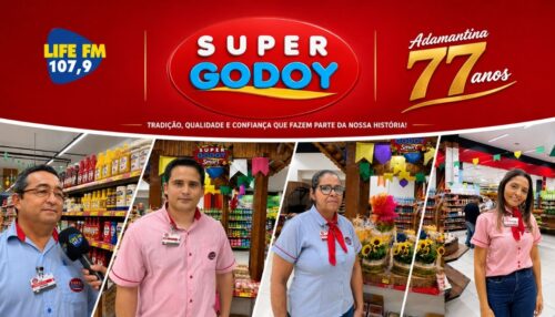 Histórias de quem cresceu junto com Adamantina e o Godoy Supermercado marcam os 77 anos da cidade