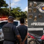 Homem é preso por tráfico de drogas após abordagem da Polícia Militar em Adamantina