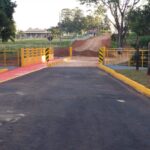 Prefeitura realiza retoques finais na ponte da região do bairro Mário Covas em Adamantina
