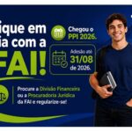 FAI lança Programa de Pagamento Incentivado (PPI) com até 100% de desconto em multas e juros