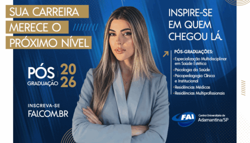 FAI inicia as pré-matrículas para cursos de pós-graduação lato sensu