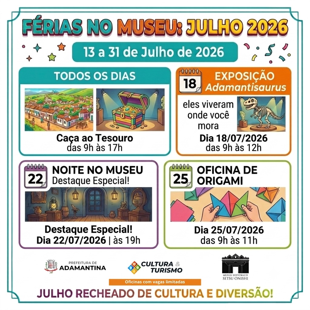Prefeitura de Adamantina promove programação especial 