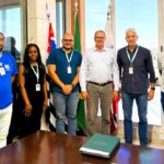Prefeito recebe representantes da Sabesp para apresentação de novo coordenador regional e discussão de demandas de Adamantina
