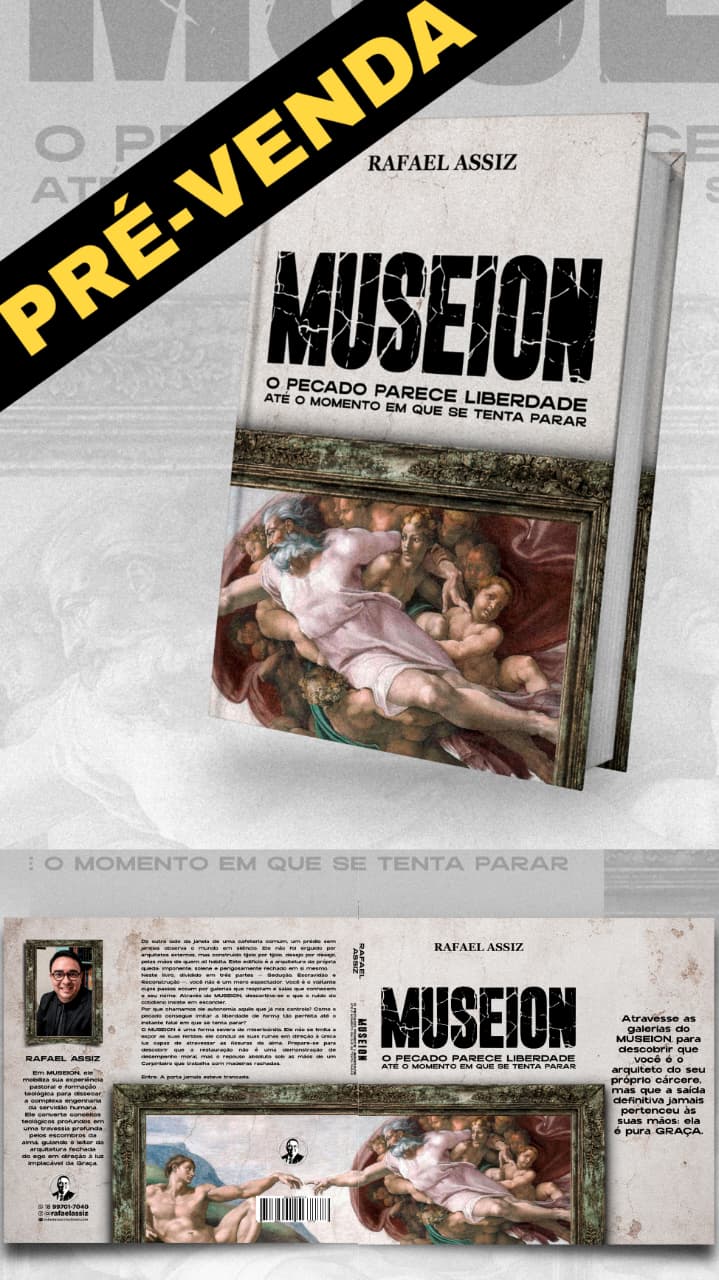 MUSEION é uma ficção contemporânea que propõe reflexão profunda sobre pecado, liberdade e graça na narrativa atual.