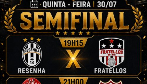 Semifinais do Campeonato Varzeano movimentam o Estádio Municipal de Adamantina nesta quinta-feira