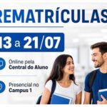 FAI abre período de rematrículas para o 2º semestre letivo no próximo dia 13