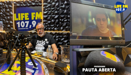 “Professores como o senhor na minha época, foram importantes”, pontuou o publicitário Rodrigo Sanches no Pauta Aberta.
