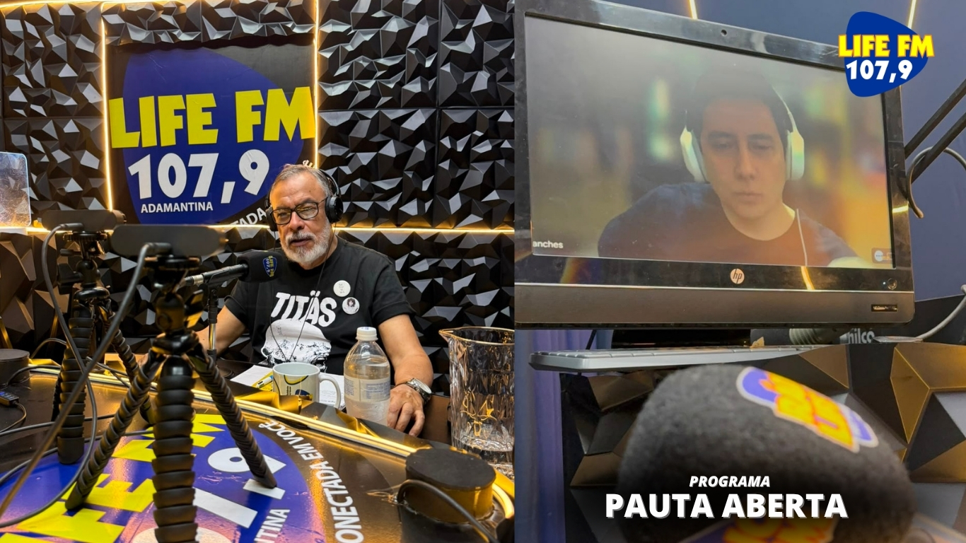 “Professores como o senhor na minha época, foram importantes”, pontuou o publicitário Rodrigo Sanches no Pauta Aberta.