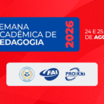 Semana Acadêmica de Pedagogia 2026 promove tecnologia, inclusão e literatura nos dias 24 e 25 de agosto