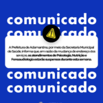 AVISO À POPULAÇÃO