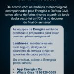 Energisa antecipa plano emergencial para mais um fim de semana de chuvas intensas na região