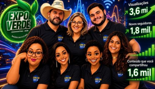 Life FM surpreende na ExpoVerde e bate marca que parecia impossível: 3,6 milhões de visualizações