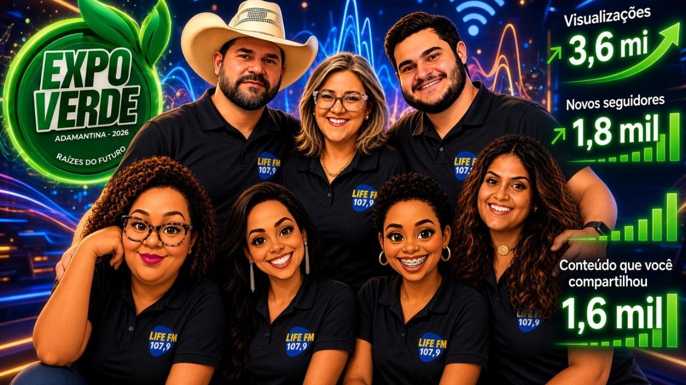 Life FM surpreende na ExpoVerde e bate marca que parecia impossível: 3,6 milhões de visualizações