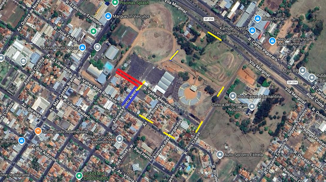 Prefeitura de Adamantina informa fechamento de vias durante a ExpoVerde 2026