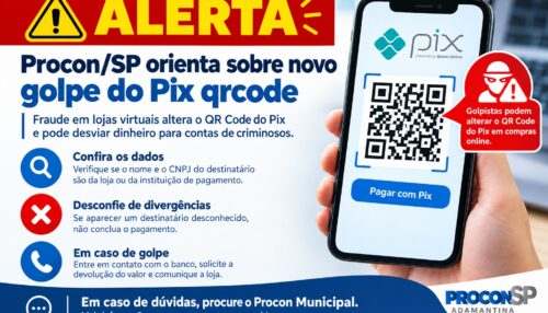Procon-SP orienta consumidores sobre novo golpe que altera QR Code do Pix em compras online