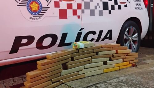 POLÍCIA MILITAR APREENDE MAIS DE 31 KG DE MACONHA EM ADAMANTINA