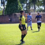 ELA APITOU! 🏟️⚽ Andressa faz história e se torna a primeira árbitra do Vovozão em Lucélia