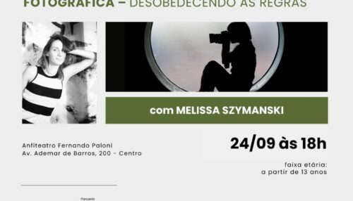 Secretaria Municipal de Cultura e Turismo oferece oficina de fotografia em Adamantina