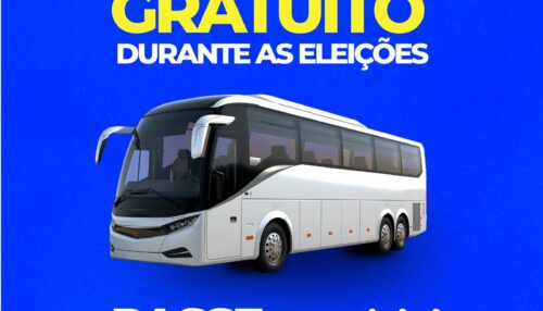 Eleitores devem ficar atentos aos horários do transporte gratuito no dia da eleição