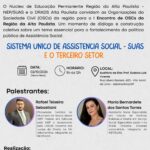 Adamantina recebe I Encontro de OSCs da Região da Alta Paulista sobre o SUAS e o Terceiro Setor